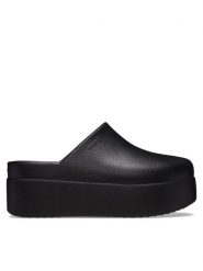 Crocs Klapki Dylan Platform Clog 209869 Czarny. Czarne klapki Crocs, bez wzorów, z tworzywa sztucznego, bez obcasa. Za 299.99 zł.
