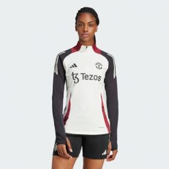 Bluza Manchester United Tiro 24 Training. Białe bluzy Adidas, m, bez wzorów, z materiału, bez kaptura. Za 349.00 zł.