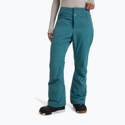 Spodnie snowboardowe damskie ROXY Diversion. Zielone spodnie narciarskie Roxy, bez wzorów, narciarskie. Za 559.99 zł.