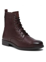 Lasocki Trzewiki ARC-INES2-01 Brązowy. Brązowe botki Lasocki, bez wzorów, ze skóry, bez obcasa, na płaskiej podeszwie, bez zapięcia. Za 149.99 zł.