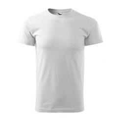 Koszulka Unisex Dla Dorosłych New Heavyweight T-shirt. Białe bluzki ALDER, bez wzorów, sportowe, bez kołnierzyka, bez ramiączek. Za 73.99 zł.