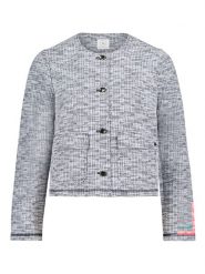 BETTY & CO Kurtka przejściowa w kolorze szarym rozmiar: 42. Szare kurtki Betty & Co, bez wzorów, bez kaptura. Za 154.95 zł.