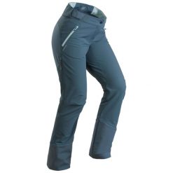 Spodnie turystyczne damskie Quechua SH520 X-Warm hydrofobowe. Niebieskie spodnie narciarskie QUECHUA, l, bez wzorów, z dzianiny, trekkingowe. Za 149.99 zł.