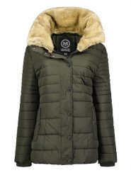 Maison Montaigne Parka "Bellemai" w kolorze khaki rozmiar: XL. Brązowe parki Maison Montaigne, xl, z tkaniny, bez kaptura. Za 206.91 zł.