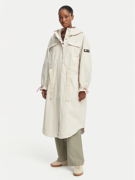 Guess Parka W6GL02 W1402 Kremowy Regular Fit. Białe parki Guess, l, z syntetyku, bez kaptura. Za 721.99 zł.
