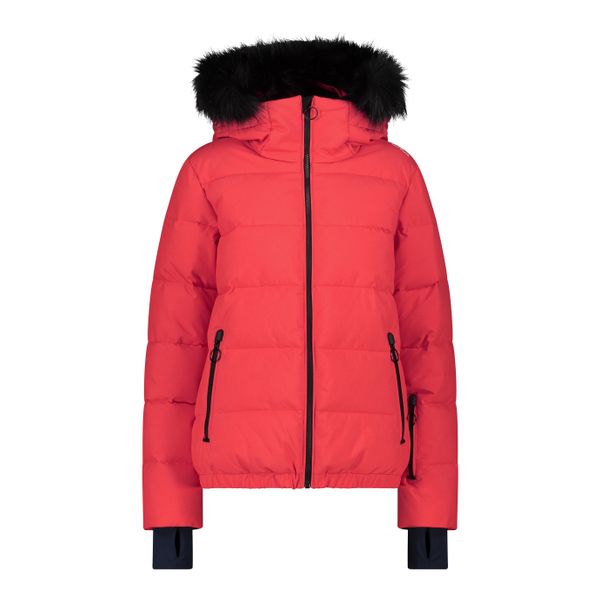 Kurtka damska narciarska CMP 34W4416F. Czerwone kurtki narciarskie CMP, xs, bez wzorów, bez kaptura, narciarskie. W wyprzedaży za 490.55 zł.