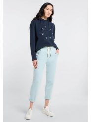 ELBSAND Bluza "Daris" w kolorze granatowym rozmiar: M. Niebieskie bluzy ELBSAND, m, bez wzorów, z kapturem. Za 165.99 zł.