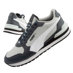 Buty sportowe sneakersy unisex Puma ST Runner v4. Białe obuwie sportowe Puma, bez zapięcia. Za 199.00 zł.