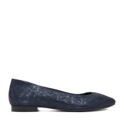 Baleriny Lasocki. Niebieskie baleriny Lasocki, bez wzorów, bez obcasa. Za 159.99 zł.