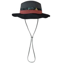 Kapelusz BUFF EXPLORE BOONEY HAT OKISA. Czarne kapelusze Buff, bez wzorów, z nylonu. Za 159.99 zł.