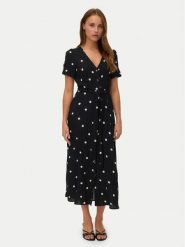 Vero Moda Sukienka koszulowa Joan 10343501 Czarny Regular Fit. Czarne sukienki Vero Moda, m, bez wzorów, z wiskozy, bez kołnierzyka, bez ramiączek, koszulowe. Za 249.99 zł.