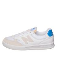New Balance Skórzane sneakersy "CT300" w kolorze biało-beżowym rozmiar: 38,5. Białe trampki New Balance, bez wzorów, bez zapięcia. Za 239.96 zł.