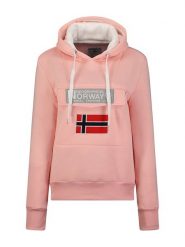 Geographical Norway Bluza "Gadrien" w kolorze jasnoróżowym rozmiar: L. Różowe bluzy Geographical Norway, l, bez wzorów, z kapturem. Za 131.74 zł.