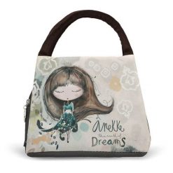 Szara Damska Torebka Na Lunch Anekke Real. Szare torebki klasyczne Anekke, bez wzorów, bez dodatków. Za 79.99 zł.