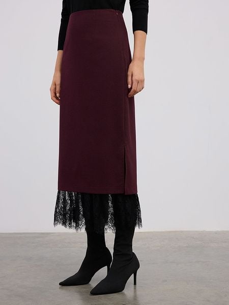 BGN Spódnica w kolorze bordowym rozmiar: 36. Czerwone spódnice BGN, na co dzień, bez wzorów, midi, proste. Za 121.51 zł.