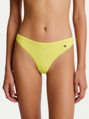 Tommy Hilfiger Stringi UW0UW06046 Żółty jasny. Żółte stringi TOMMY HILFIGER, bez wzorów, z syntetyku. Za 109.99 zł.