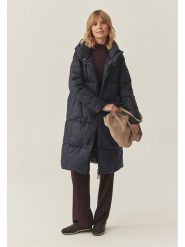 TATUUM Płaszcz zimowy w kolorze granatowym rozmiar: 38. Niebieskie płaszcze Tatuum, na zimę, bez wzorów, z puchu, bez kaptura. Za 545.19 zł.