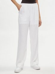 Tommy Jeans Spodnie materiałowe Harper DW0DW17965 Biały Relaxed Fit. Białe spodnie materiałowe Tommy Jeans, m, bez wzorów, z jeansu. Za 249.99 zł.