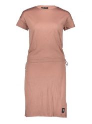 The North Face Sukienka w kolorze szaroróżowym rozmiar: XS. Różowe sukienki The North Face, xs, bez wzorów, z wełny, bez kołnierzyka, bez ramiączek, midi. Za 328.65 zł.