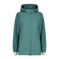 Parka damska turystyczne CMP 35Z5436. Zielone parki CMP, s, z materiału, z kapturem. Za 529.95 zł.