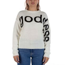 Biała Bluza Deha Goddess Damskie. Białe bluzy Deha, m, bez wzorów, z dzianiny, bez kaptura. Za 390.99 zł.