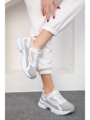 Trendyol Sneakersy w kolorze szarym rozmiar: 36. Szare trampki Trendyol, bez wzorów, bez zapięcia. Za 105.38 zł.