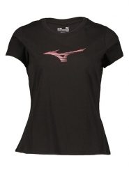 Mizuno Koszulka "Athletic" w kolorze czarnym rozmiar: S. Czarne bluzki Mizuno, s, bez wzorów, bez kołnierzyka, bez ramiączek. Za 30.71 zł.