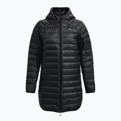 Kurtka puchowa damska Under Armour Armour Down 2.0 Parka. Czarne parki Under Armour, na zimę, xs, z puchu, sportowe, bez kaptura. Za 379.99 zł.