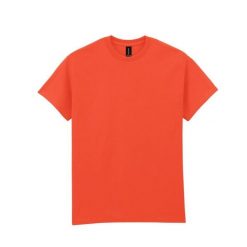 Ultra Bawełniana Koszulka Unisex Dla Dorosłych. Brązowe bluzki GILDAN, xl, bez wzorów, z bawełny, sportowe, bez kołnierzyka, bez ramiączek. Za 61.99 zł.
