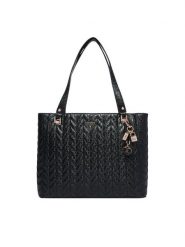 Guess Torebka 183370 Czarny. Czarne shopper Guess, z aplikacjami, ze skóry, bez dodatków. Za 607.99 zł.
