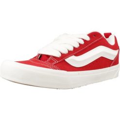 Buty VANS KNU SKOOL Czerwony. Czerwone trampki Vans, bez wzorów, z tkaniny, bez zapięcia. Za 348.99 zł.