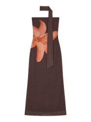 Vero Moda Sukienka letnia Rosetta 10356030 Brązowy ciemny Regular Fit. Brązowe sukienki Vero Moda, na lato, xl, bez wzorów, z syntetyku, bez kołnierzyka, bez ramiączek. Za 259.99 zł.