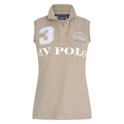 Damskie jeździeckie polo bez rękawów HV Polo Favouritas. Czerwone koszulki polo HV POLO, na lato, l, z aplikacjami, z bawełny, bez kołnierzyka, bez ramiączek. Za 211.00 zł.