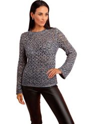 Heine Sweter w kolorze szarym rozmiar: 48. Szare swetry Heine, bez wzorów, bez ramiączek. Za 104.99 zł.