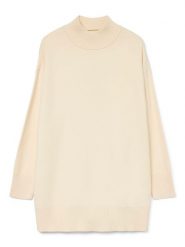 Vero Moda Sweter w kolorze beżowym rozmiar: M. Brązowe swetry Vero Moda, m, bez wzorów, z włókna, bez ramiączek. Za 118.28 zł.