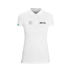 Damska koszulka polo Spiuk SC Community. Białe bluzki SPIUK, bez wzorów, bez kołnierzyka, bez ramiączek. Za 221.00 zł.