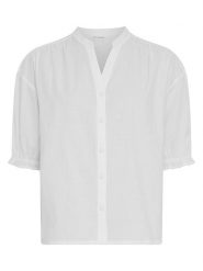 MOSS COPENHAGEN Bluzka w kolorze białym rozmiar: XL. Białe bluzki Moss Copenhagen, xl, bez wzorów, z bawełny, bez kołnierzyka, bez ramiączek. Za 199.95 zł.