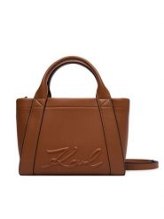 KARL LAGERFELD Torebka B1W30067 Beżowy. Brązowe torebki klasyczne KARL LAGERFELD, bez wzorów, ze skóry, bez dodatków. Za 779.99 zł.