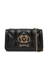 LOVE MOSCHINO Torebka JC5640PP0NLC0000 Czarny. Czarne torebki klasyczne Love Moschino, bez wzorów, ze skóry, bez dodatków. Za 709.99 zł.