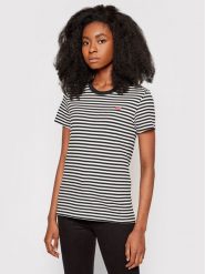 Levi's® T-Shirt The Perfect 39185-0087 Czarny Regular Fit. Czarne t-shirty m, bez wzorów, z bawełny, bez kołnierzyka, bez ramiączek. Za 79.99 zł.