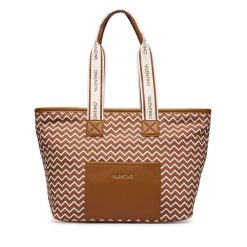 Torebka Valentino. Brązowe shopper Valentino, bez wzorów, bez dodatków. Za 549.99 zł.