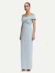 LAUREN RALPH LAUREN Sukienka wieczorowa 253936391008 Niebieski jasny Slim Fit. Niebieskie sukienki Lauren Ralph Lauren, bez wzorów, z syntetyku, wizytowe, bez kołnierzyka, bez ramiączek. Za 899.99 zł.