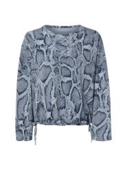Marc Cain Bluza Kobiety niebieski, 36. Niebieskie bluzy Marc Cain, bez wzorów, bez kaptura. Za 999.95 zł.