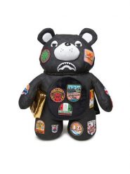 SPRAYGROUND Plecak 910B7436NSZ Czarny. Czarne plecaki SPRAYGROUND, bez wzorów, z materiału. Za 619.99 zł.