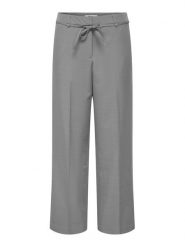 ONLY Spodnie materiałowe Marine 15338350 Szary Straight Fit. Szare spodnie materiałowe Only, l, bez wzorów, z materiału. Za 69.99 zł.