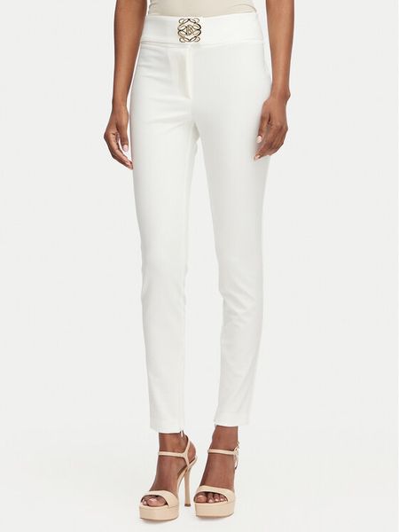 Babylon Spodnie materiałowe W E00057 Kremowy Slim Fit. Białe spodnie materiałowe Babylon, bez wzorów, z materiału. Za 717.99 zł.