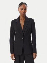 Guess Marynarka W6BN08 K6806 Czarny Slim Fit. Czarne marynarki i żakiety Guess, l, z aplikacjami, z syntetyku. Za 522.99 zł.
