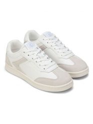 Marc O´Polo Skórzane sneakersy w kolorze biało-beżowym rozmiar: 38. Białe trampki bez wzorów, bez zapięcia. Za 281.10 zł.