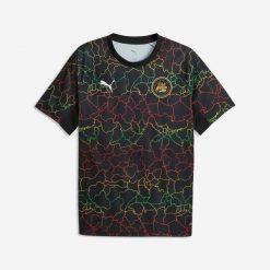 Koszulka piłkarska Puma Olympique Marsylia specjalna edycja Afryka. Bluzki Puma, m, bez wzorów, sportowe, bez kołnierzyka, bez ramiączek. Za 289.99 zł.