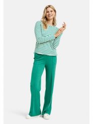 Smith & Soul Koszulka w kolorze zielono-białym rozmiar: L. Białe bluzki Smith & Soul, l, bez wzorów, z bawełny, bez kołnierzyka, bez ramiączek. Za 104.99 zł.